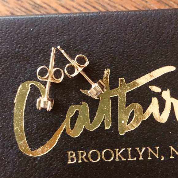 Catbird Angel Hair Diamond Sparkler Earrings - Picture 9 of 16